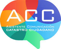 Imagen Logotipo Asistente Comunicación Catastro Ciudadano (ACC)